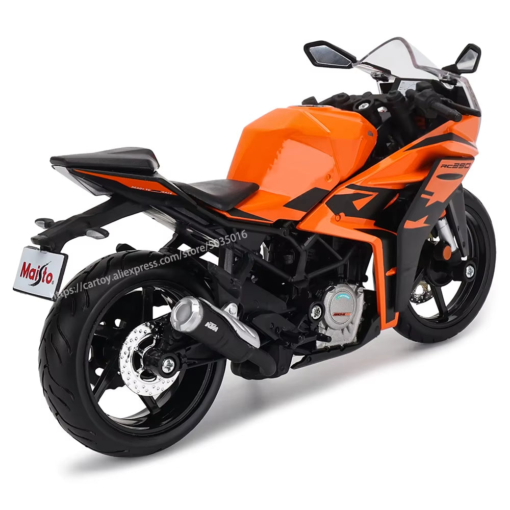 1:12 KTM Series KTM RC 390 690 DUKE 1290 Simulation Alloy Motocross Authorized Motorcycle Model Toy Car Collecting Gifts