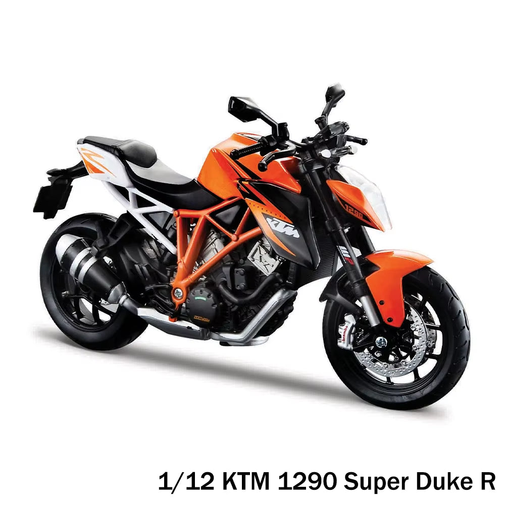 1:12 KTM Series KTM RC 390 690 DUKE 1290 Simulation Alloy Motocross Authorized Motorcycle Model Toy Car Collecting Gifts